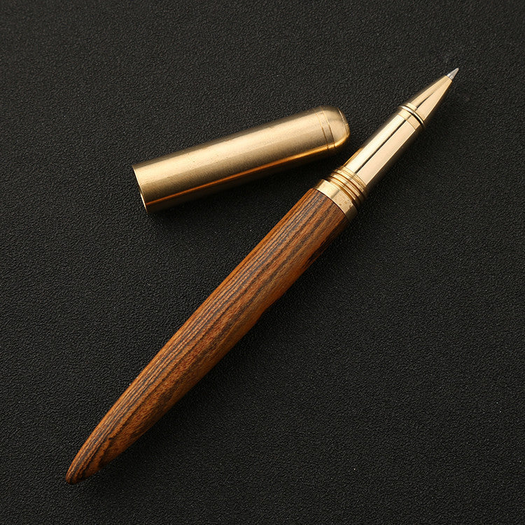 Wooden Brass Pen