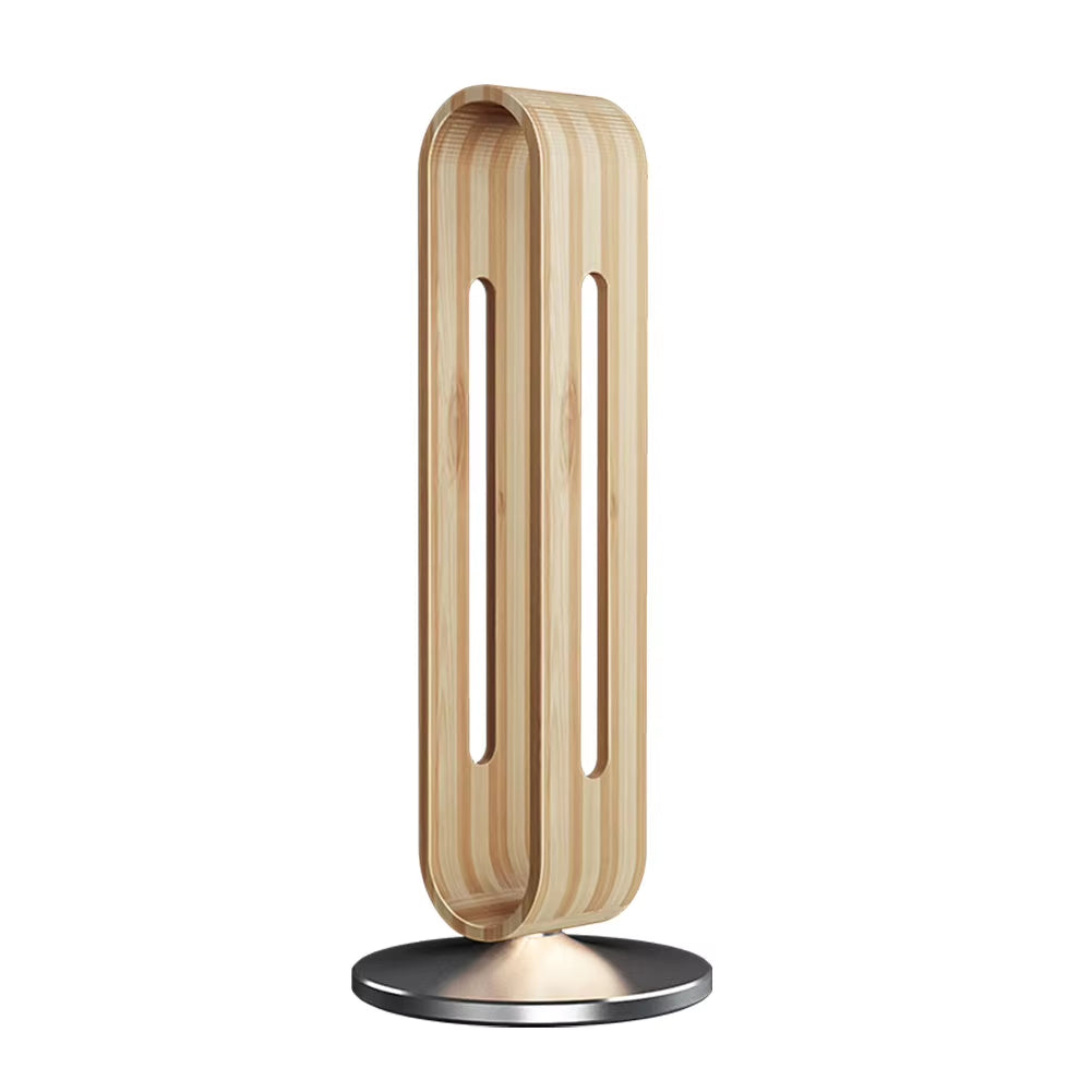 Bamboo and Aluminum Gaming Headset Hanger Stand - Earphone Display Rack and Storage Solution