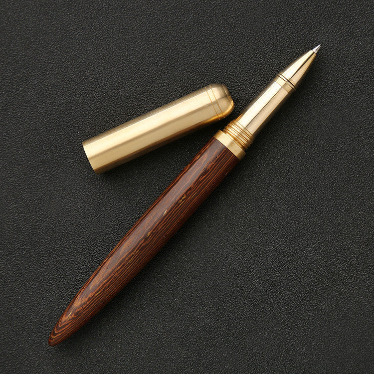 Wooden Brass Pen