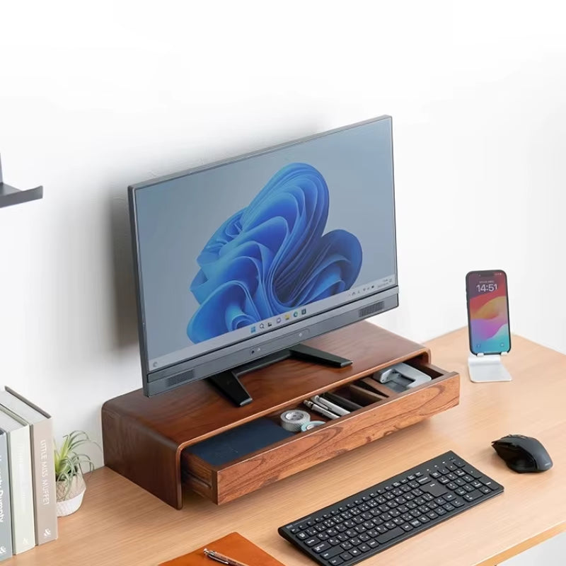 Wooden Monitor Stand