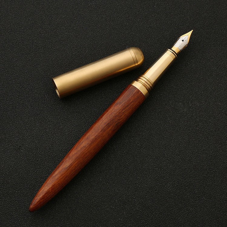 Wooden Brass Pen