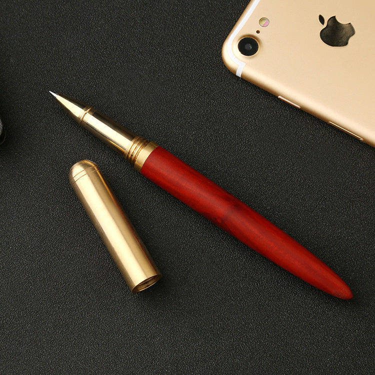 Wooden Brass Pen