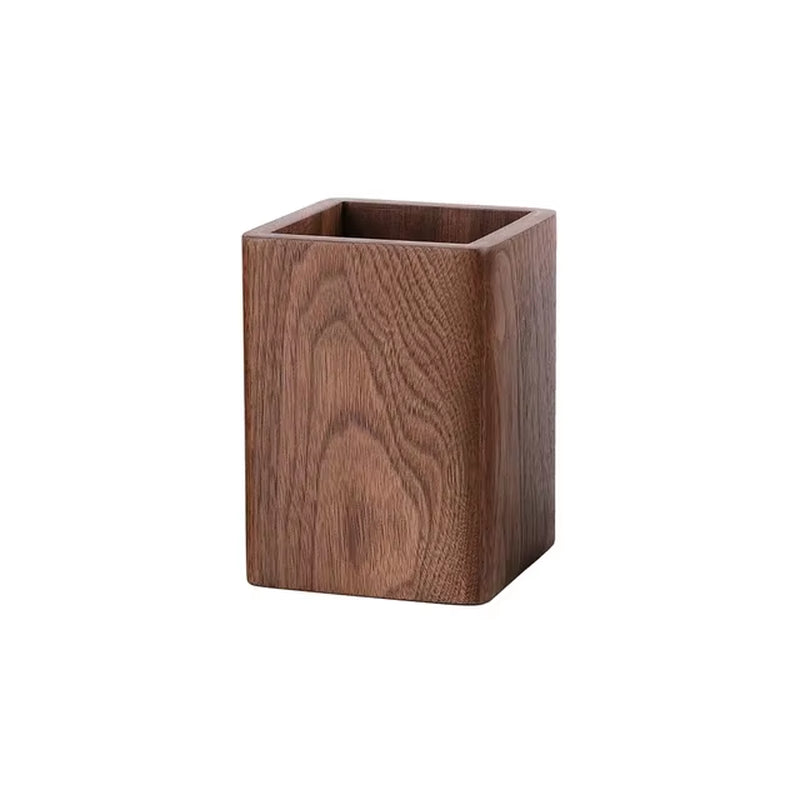 Walnut Desk Pen Holder