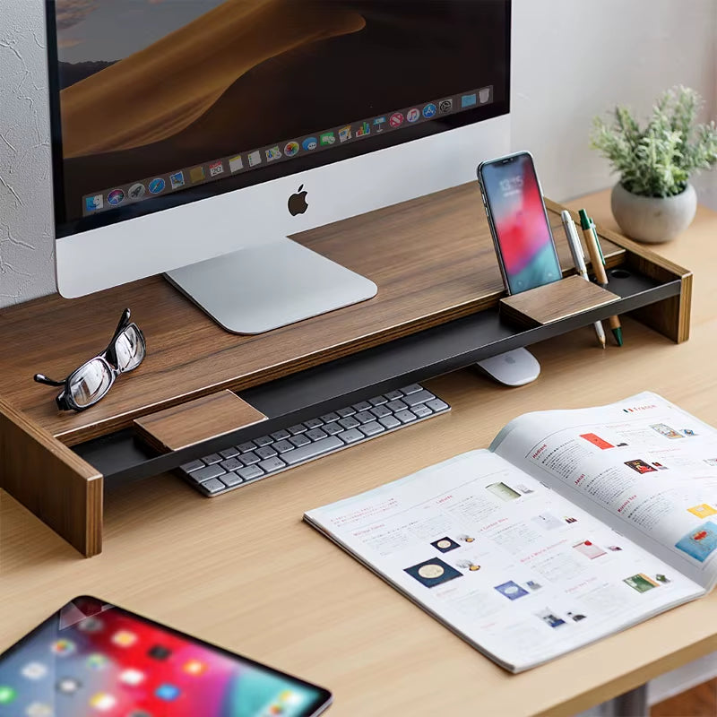 Wooden Monitor Stand